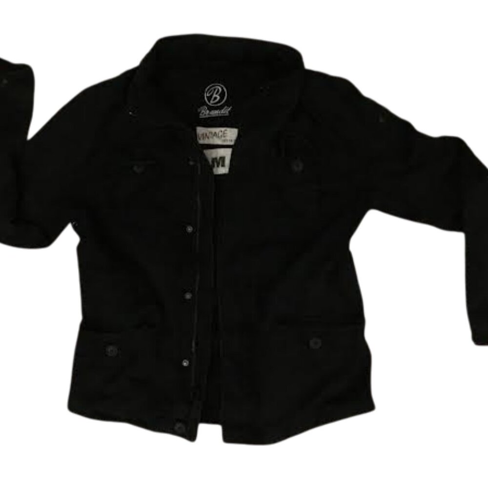 VINTAGE BIKER STYLE EVERYDAY JACKET (WITH HIDDEN HOOD IN NECK AREA)